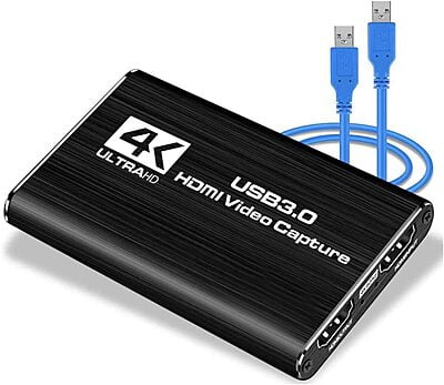 Audio Video Capture Card, HDMI USB3.0 4K 1080P