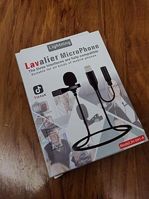 JH-041 Microphone, supports all iPhones and iPads