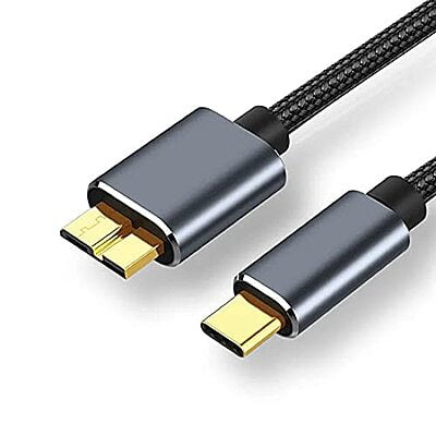 USB 3.0 (USB 3.1 Gen2) USB C to Micro B Cable