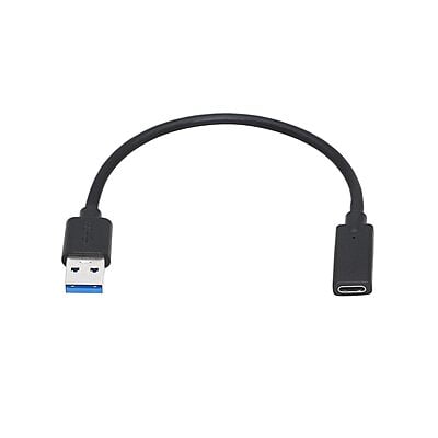15cm 5.9inch USB 3.0 Type C Female to USB 3.0 Type A Male Data and Charge Extension Cable