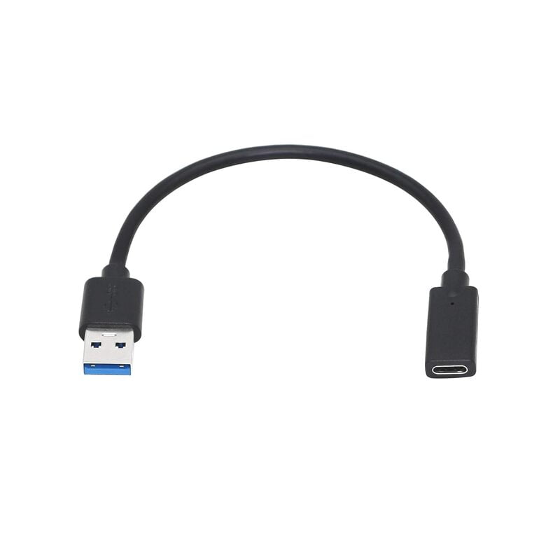 15cm 5.9inch USB 3.0 Type C Female to USB 3.0 Type A Male Data and Charge Extension Cable
