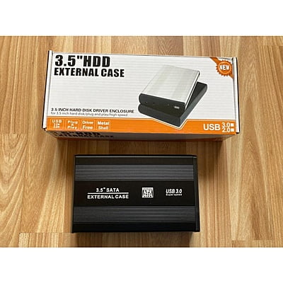 USB 3.0 3.5 Inch SATA HDD Enclosure Hard Drive Case