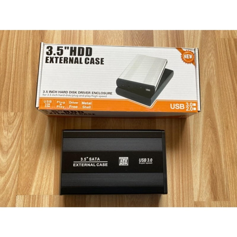 USB 3.0 3.5 Inch SATA HDD Enclosure Hard Drive Case