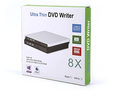 Ultra Thin 8X DVD Writer External Usb 3.0 Dvd RW