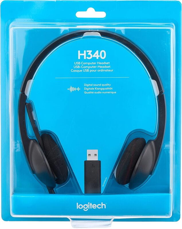 H340 USB Headset Black,, Wired H340 USB Headset Black,, Wired