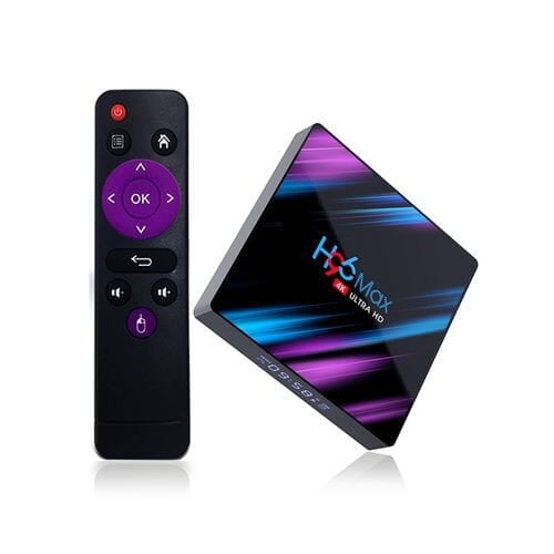 4K Ultra HD Smart TV Android Box RAM 4GB ROM 32GB With Remote Control H96 MAX Black/Purple/Blue