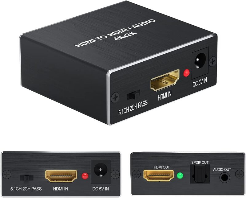 4K HDMI Audio Extractor Converter