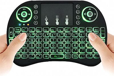 Mini Wireless Keyboard With Touchpad - Arabic/English