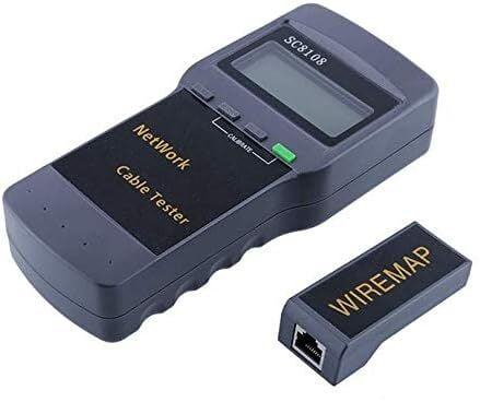 Wireless Network Tester Sc8108 LCD Digital PC Data Network CAT5 RJ45 LAN Phone Cable Tester Meter Wireless Network Tester Sc8108 LCD Digital PC Data Network CAT5 RJ45 LAN Phone Cable Tester Meter