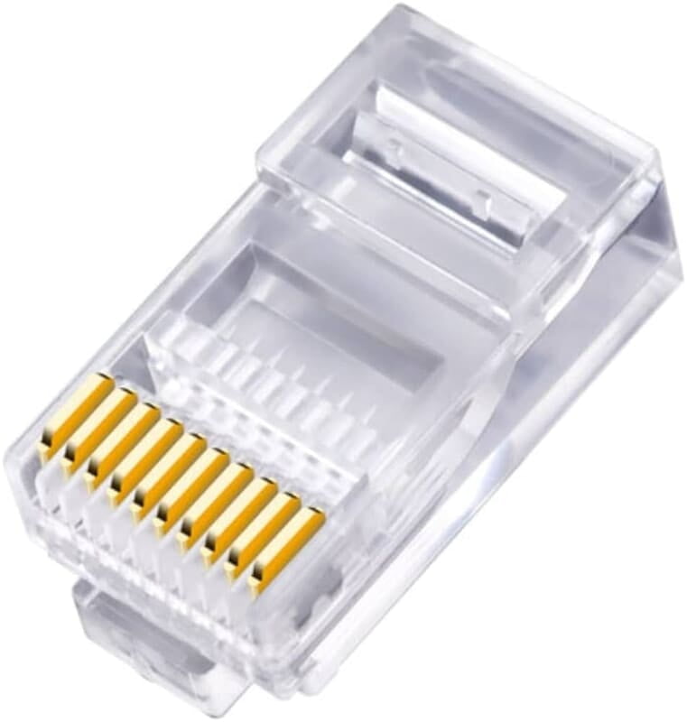 Cat6 modular rj45 connectors, 100-pack