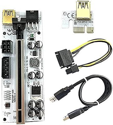 PCI-E 1X to 16X Riser Card Card Extension Cable USB 3.0 High-Speed Card Expansion Card B