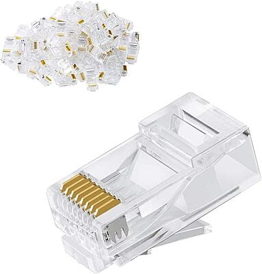 Cat6 RJ45 Ends,  100-PACK Cat6 Connector